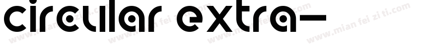 Circular Extra字体转换